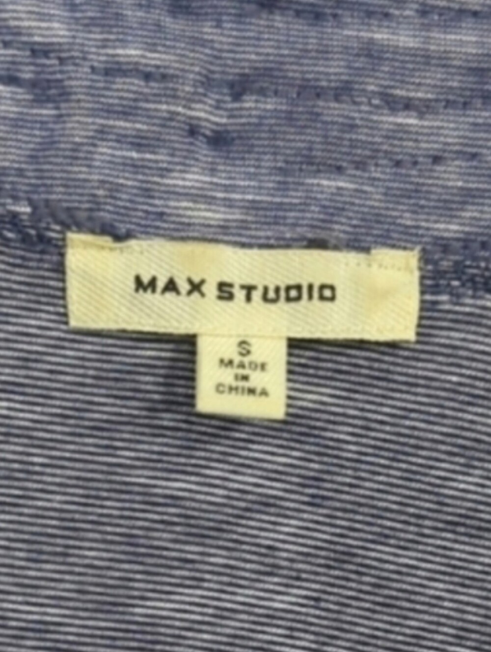 Sleeveless Heathered Blue Swing Tank Dress By MAX Studio, Medium Fall Autumn - Picture 3 of 5